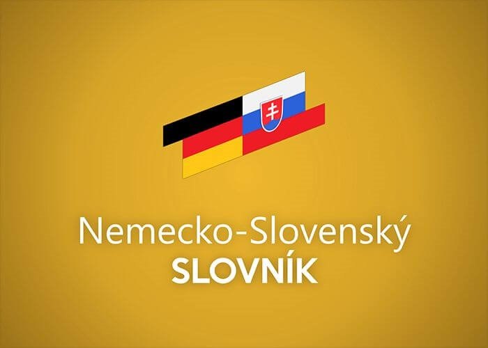 Slovak-German offline dictionary app